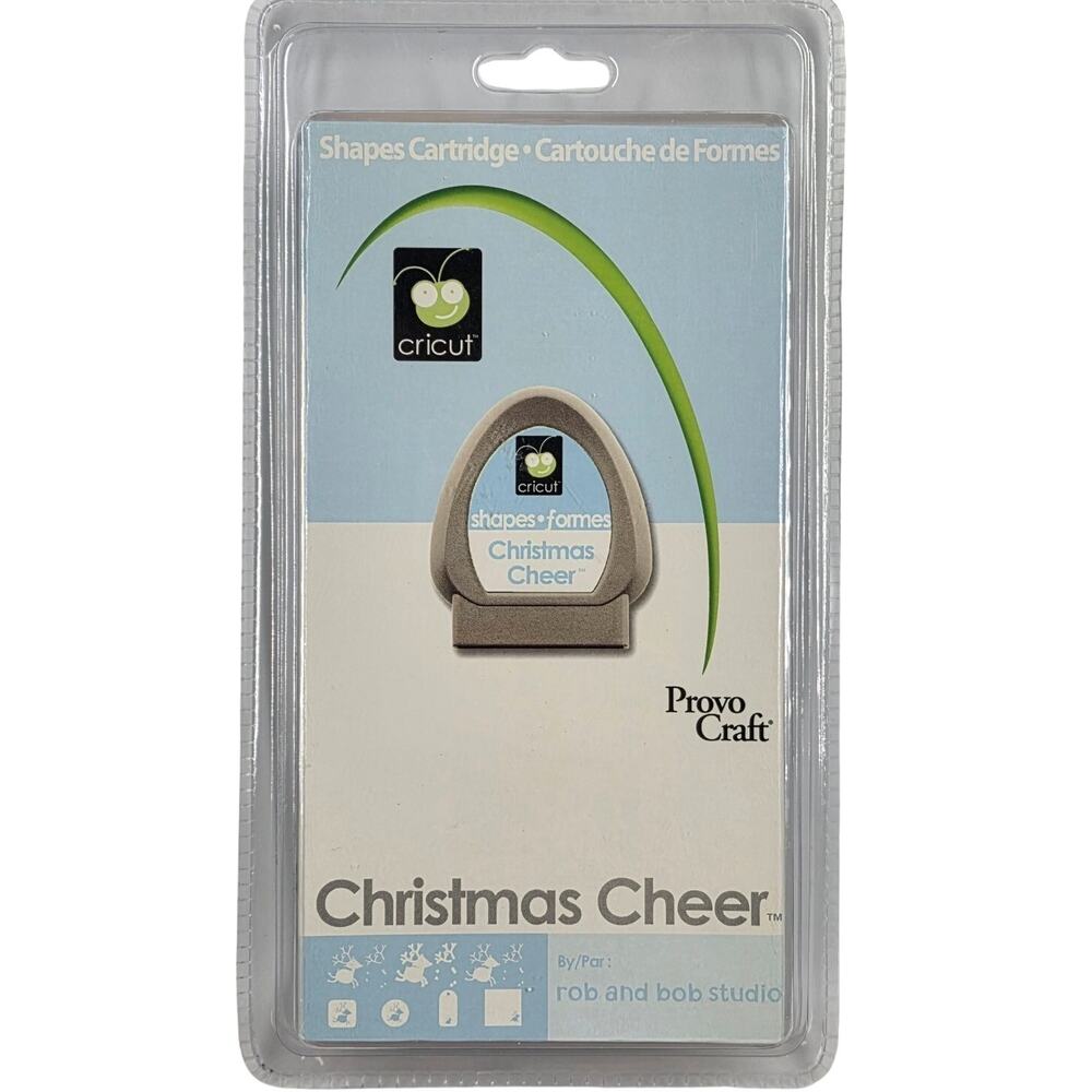 CRICUT CHRISTMAS CHEER CARTRIDGE – PROVO CRAFT – HOLIDAY ICONS – NIB